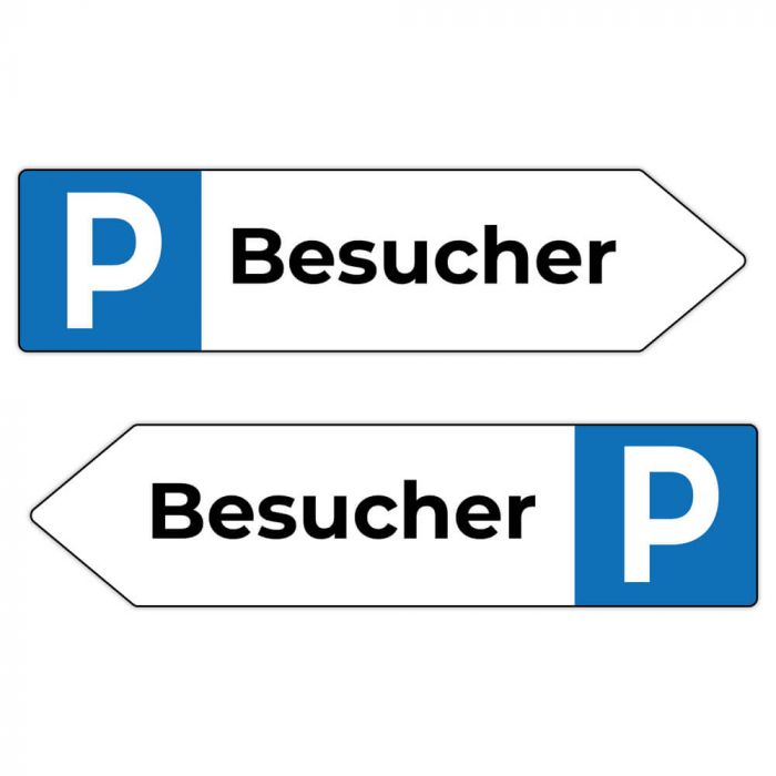 Besucher Parkplatzschild